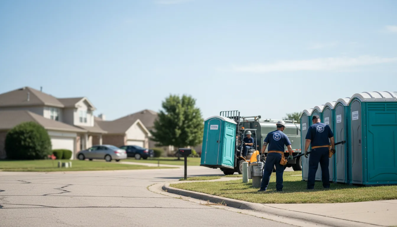 Porta Potty Rental in Oakford, IN near me